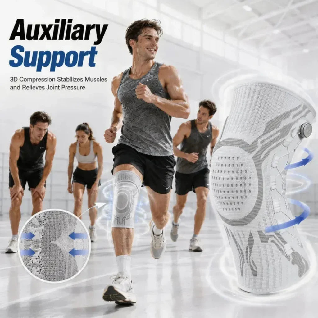 Dial-Adjust Compression Knee Brace