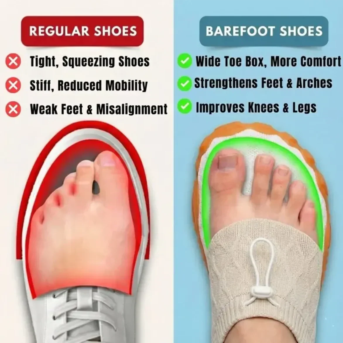 NaturalStep Wide Toe Barefoot Shoes