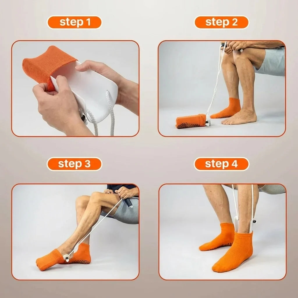 ReachEase Sock Aid – Put On Socks Without Bending – image 2