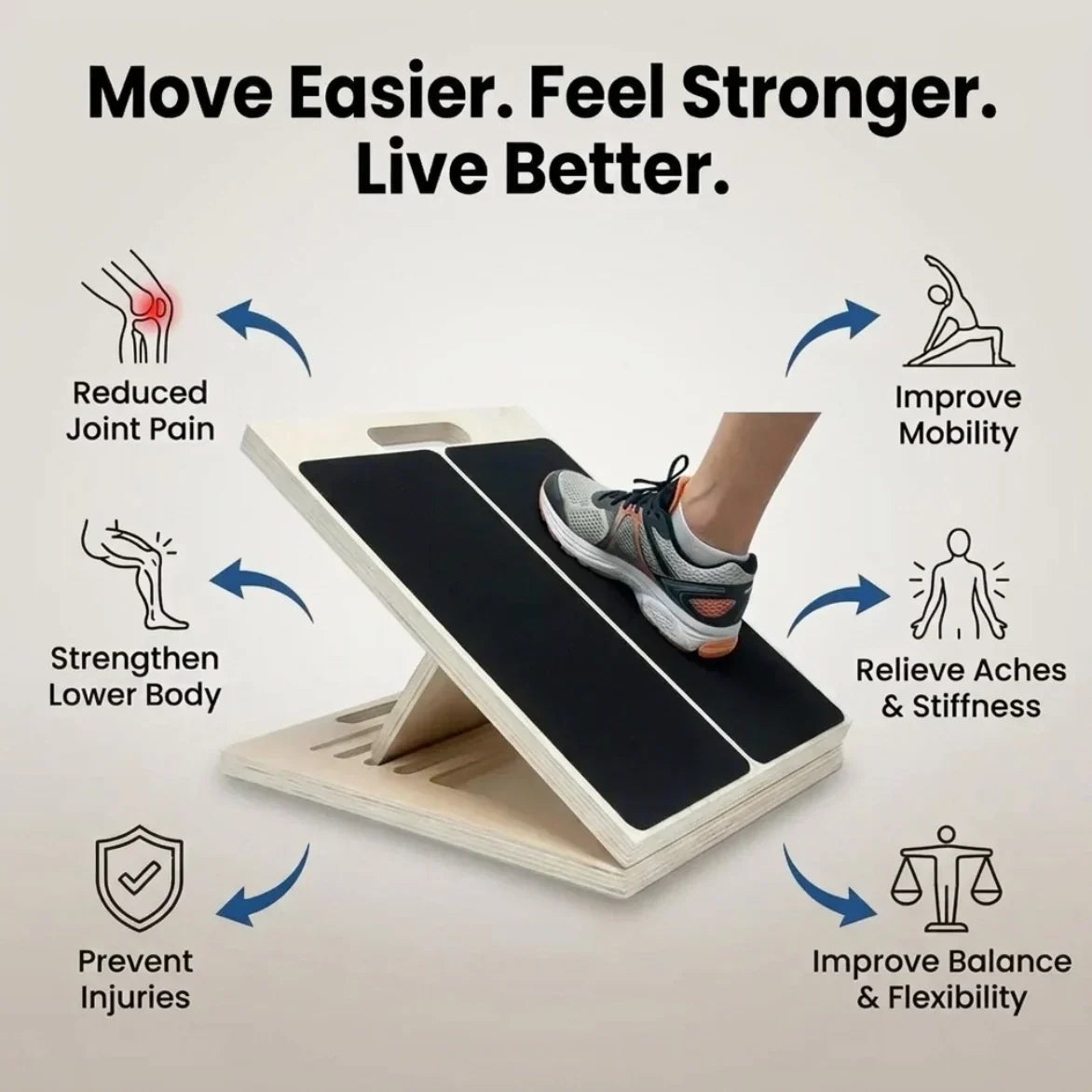 Calf Stretch Incline Board